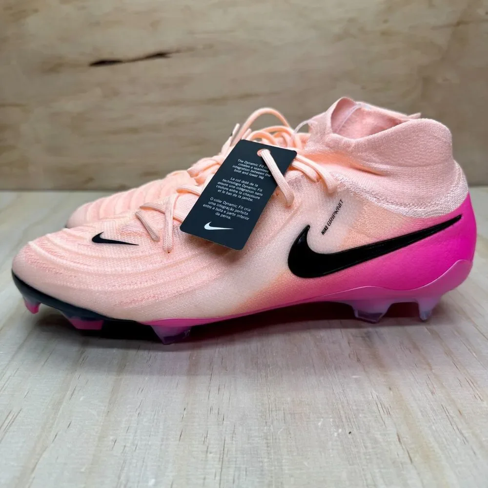 NEW Nike Phantom Luna II Elite FG Pink Prism Pack Cleats Sz 11.5 FJ2572-800